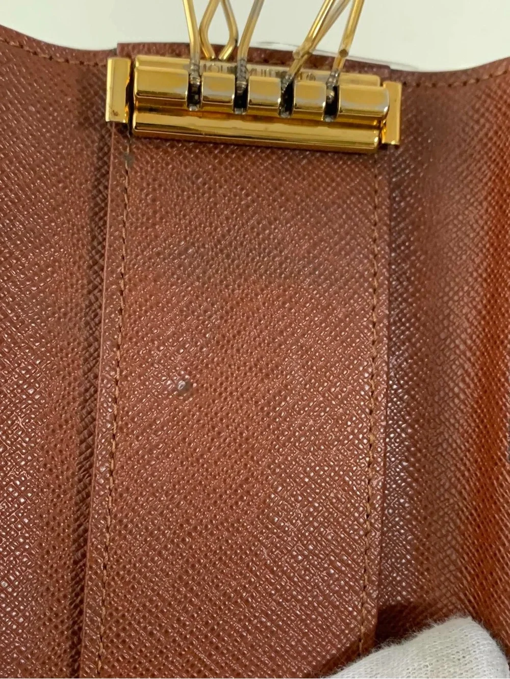 Louis Vuitton Brown and Gold Monogram Wallet
